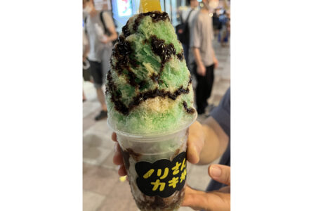 夜店市の絶品カキ氷