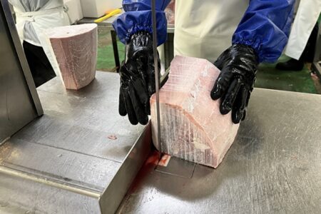 冷凍マグロの加工形態