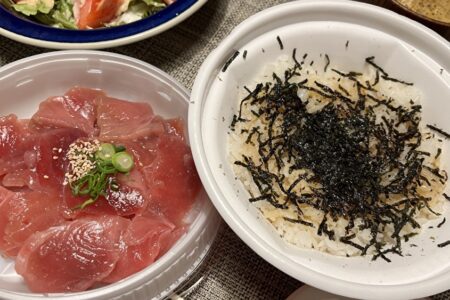 なか卯の南まぐろ漬け丼を実食